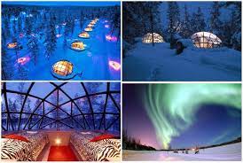 Glass Igloo Too See Northern Lights Glass Igloo Hotel Northern Lights Igloo Kakslauttanen Arctic Resort