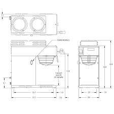 This warranty does not apply to any equipment, component or part that was not manufactured by bunn or that, in bunns judgement, has been affected by misuse, neglect, alteration, improper. Bunn Axiom Dv 3 Axiom Medium Volume Decanter Coffee Maker Automatic 7 1 2 Gal