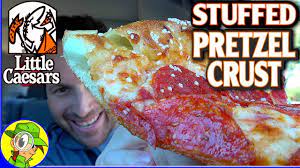Little Caesars Introduces New Stuffed Pretzel Crust Pizza Brings Back Pretzel Crust Pizza