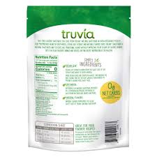 truvia naturally sweet calorie free sweetener from the stevia leaf 17 oz bag stevia leaf extract blended with erythritol sweetener