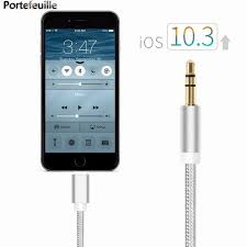 Portefeuille To 3 5mm Male Aux Audio Cable Auxiliary Stereo Cord For Apple Iphone Xs Max Xr 7 Plus 8 X Phone Accessories Mobile Phone Mobile Phone Accessories