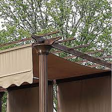 Category (11) gazebos (8) canopies (3) pergolas (11) gazebos (8) canopies koval inc. Sears Garden Oasis Deluxe Pergola I Replacement Canopy Gf 7s046b Garden Winds