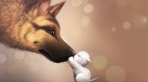Anime Bokeh Artwork Dog Cat Baby Animals Wallpapers Hd Dog Wallpaper Cute Baby Animals Puppy Wallpaper