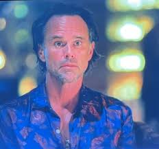 The range of emotions and facial expressions of Rick/Walton Goggins. I  think the first one is all of us as we started to process what Sam Rockwell  was saying. WhiteLotus