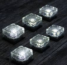 6 Solar Path Garden Landscape Light Lighting Ice Rock Outdoor Driveway Sidewalk Outdoor Solar Lights Solar Pathway Lights Landscape Lighting