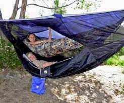 Ensure you and your honey stay dry and bug free next time you go camping by bringing along this bunk bed hammock. Bunk Bed Hammocks