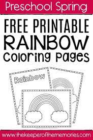 You can use crayons or your media of choice: Free Printable Rainbow Coloring Pages The Keeper Of The Memories