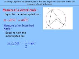 This lesson is focused on one problem. 11 1 Angles And Circles Learning Objective To Identify Types Of Arcs And Angles In A Circle And To Find The Measures Of Arcs And Angles Warm Up In Ppt Download
