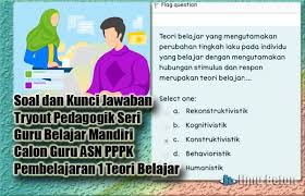 Maybe you would like to learn more about one of these? Soal Dan Kunci Jawaban Tryout Pedagogik Seri Guru Belajar Mandiri Calon Guru Asn Pppk Pembelajaran 1 Teori Belajar Ilmu Beton
