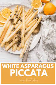 Looking for great recipes using the kitchen kettle product you just purchased? Lemony White Asparagus Piccata Hunger Thirst Play