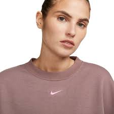 Felpa Nike Dri-Fit Get Fit Donna Plum Eclipse-Pink Glow