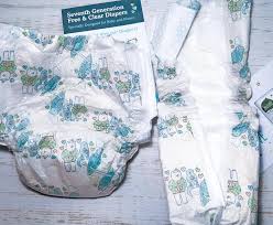 Seventh Generation Baby Diapers With Animal Prints Size 4