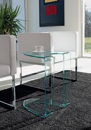 A curved glass coffee table formed from a single sheet of luxuriously thick curved glass. Ambrogio Curved Glass Coffee Table Shop Online Italy Dream Design