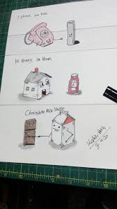 Funny Sketches In 2020 Funny Sketches Sketches Pencil Sketch