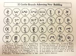 Garrison Hall Cattle Brand List Jpg 1024 752 Cattle Brands Horse Brand Brand Symbols