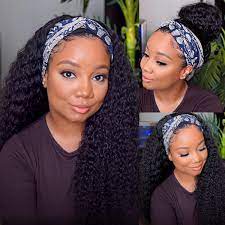 Curly or wavy hair is equally referred to as a blessing and a trouble. Curly Headband Wigs Human Hair Half Wigs Asteriahair