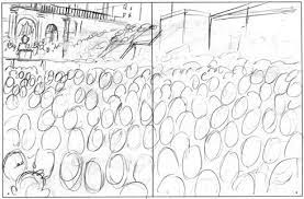 Constructing A Crowd Scene Tutorial Crowd Drawing Scene Drawing People
