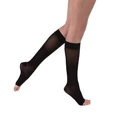 Jobst Ultrasheer Knee High 15 20 Mmhg Compression Stockings Open Toe Ninelife Singapore