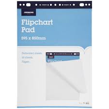 J Burrows Flip Chart 50 Sheet 595 X 850mm