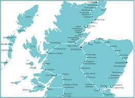 Train Stations In Scotland Map Maps Of Railway Lines In Scotland - 2005