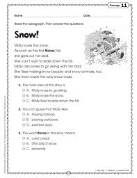 This post contains affiliate links. Free Christmas Reading Comprehension Worksheets Template Library