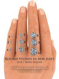 Center Stone Size Charts And Diagrams Diamond Size Chart Bracelet Size Chart Diamond Carat Size Chart