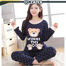Belanja online mudah dan menyenangkan di tokopedia. Zaiya Wincci 01 16 Women Ladies Pyjamas Set Long Sleeve Pajamas Perempuan Baju Tidur Wanita Perempuan Shopee Malaysia