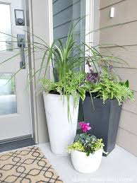 Front Porch Planter Ideas Get Your Porch Ready For Spring Diy Front Porch Front Porch Planters Front Porch Decorating
