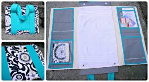 Diy Diaper Bag Changing Station Diy Diapers Diy Diaper Bag Baby Crafts