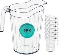 Amazon.com: DecorRack 6 Pack - 75 oz Polycarbonate Plastic ...