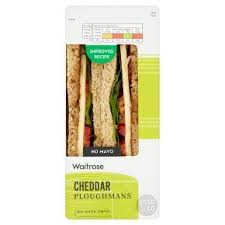 Waitrose Partners Ploughmans Sandwich Waitrose Ploughmans