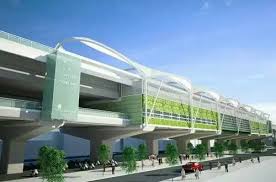 Www Railjournal Com Elevated Station On Hanoi Line 1 Designed By Jkt Consultants Light Rail Station Metro Station Design