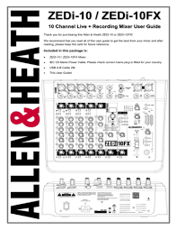 Follow the steps below to find out how many subscribers you have. Allen Heath Zedi 10 Zedi 10 Fx Owner S Manual Manualzz