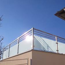 A balcony railing not only functions as an important safety feature in our homes but, with the right design and material, can aesthetically change the look and feel of 1. Stainless Steel Clamp G 004 Of Stainless Steel Floral Garden Ideas Balcony Railing Design Balcony Grill Design Balcony Railing