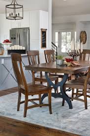 The District 5 Pc Dining Room Set Handcrafted From Solid Birch With A Cast Iron Base Has Trad Round Dining Room Sets Formal Dining Room Sets Round Dining Room