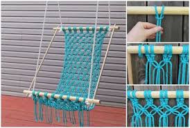 Diy Macrame Hammock Chair Swing Tutorial Video Macrame Hammock Macrame Hammock Pattern Macrame Hammock Chair