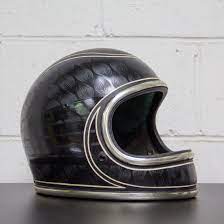 Wolf Designs Custom Arthur Fulmer Helmet Moto Lady Cafe Racer Helmet Vintage Helmet Motorcycle Helmets Vintage