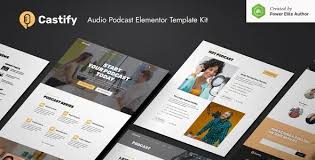 Buy podcast website templates from $5. Castify Audio Podcast Elementor Template Kit Download New Themes