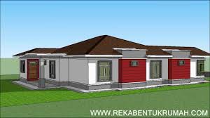 Jenis a1 rumah teres setingkat: Pelan Rumah 4 Bilik Tidur 2 Bilik Air Design Rumah Terkini