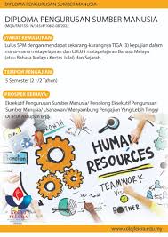 Please fill this form, we will try to respond as soon as possible. Diploma Pengurusan Sumber Manusia Kokakka