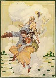 She daydreams about going over the rainbow after miss gulch ( margaret hamilton ), a nasty neighbor, hits dorothy's dog toto ( terry ) on the back with a rake, causing toto. Aunt Em Uncle Henry Public Domain Super Heroes Fandom