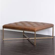 Wynonna Square Leather Tufted Cocktail Ottoman Joss Main In 2020 Leather Ottoman Coffee Table Leather Cocktail Ottoman Leather Ottoman
