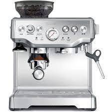 A full 4.5″ (11.4 cm) clearance accommodates larger cups — ideal for espresso variations like americano, cappuccino, and café latte. Buy Breville The Barista Express Coffee Maker Bes870 Online In Uae Sharaf Dg