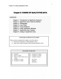 Qualitative methods (part 1) every day you are confronted with the need to understand research methodology. Chapter 8 Coding Of Qualitative Data Learningdomain