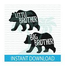 Big Brother Bear Svg Brother Bear Svg Big And Little Brother Svg Siblings Svg Big Brother Png Little Brother Bear Png Family Brother Bear Big Brother Svg