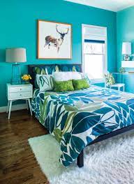 Most of this bedroom is simple and modern. 51 Stunning Turquoise Room Ideas To Freshen Up Your Home