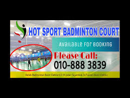 Badminton court is rectangular in shape. Hot Sport Badminton Court Bukit Dahlia Home Facebook