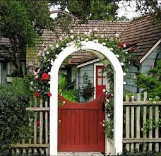 Improving Your Home Front Appeal 15 Beautiful Yard Decorating Ideas And Tips Garden Archway Garden Gates Beautiful Yards