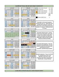 Juga dikongsikan jadual waktu berbuka dan imsak wilayah persekutuan labuan. Kalendar Puasa Wajib Sunat 2019 Emily