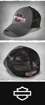 Retro Trucker Styling With A Modern Stretch Fit Harley Davidson Men S Trademark 39thirty Trucker Cap Fathersday Casquette